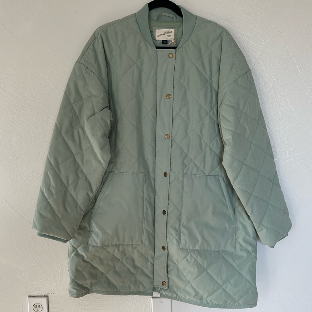 Mint Quilted Jacket New with Tags